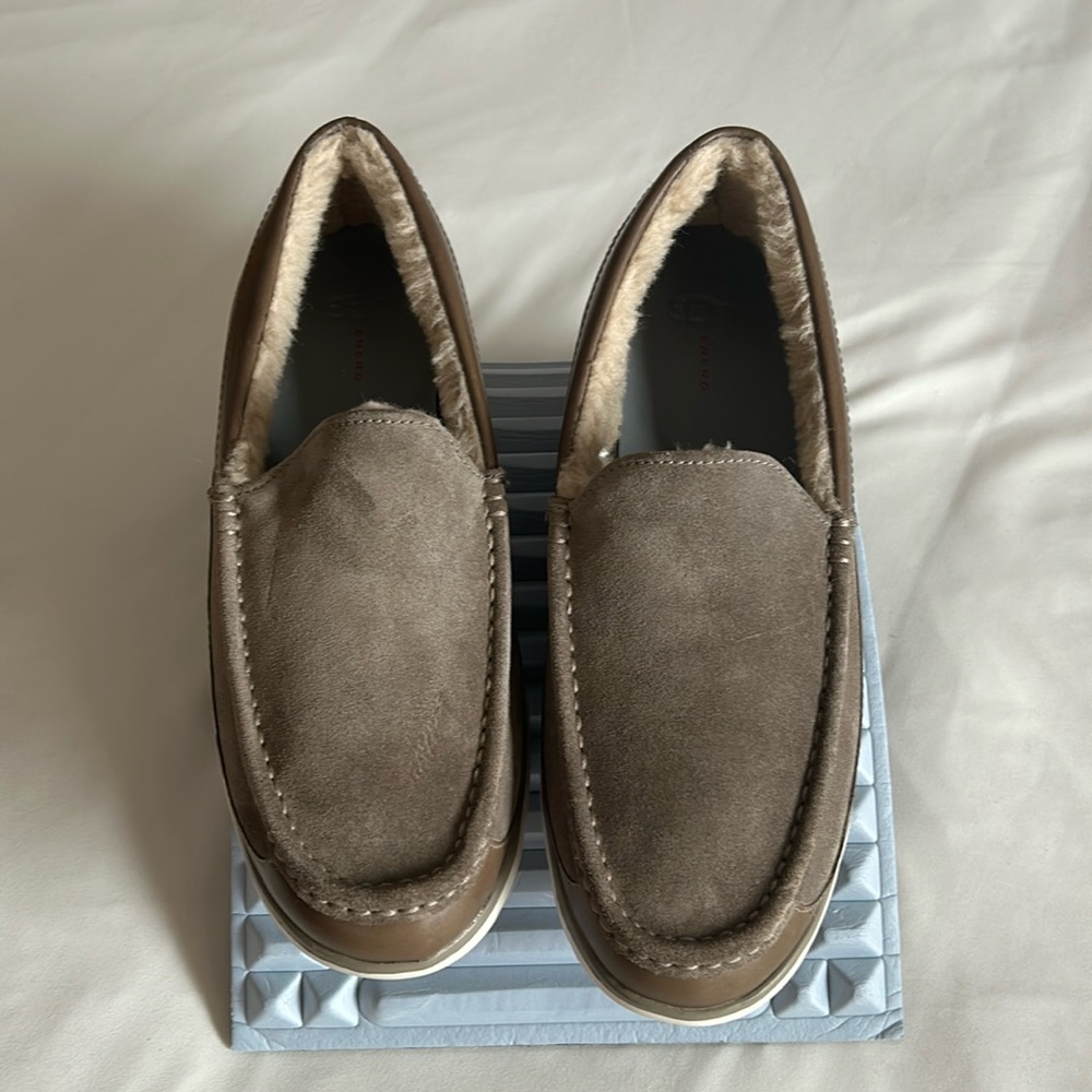 UGG Men’s ENERG Treadlight Brown Leather & Suede Shearling lined NWOT Size 11